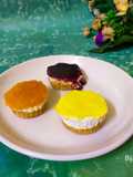 Cheesecake-pinepple, mango, blueberry