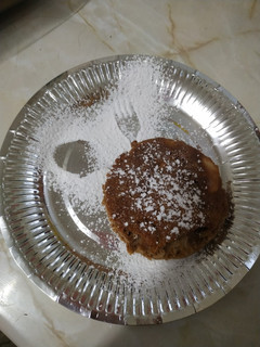 Una foto de Mini bizcochito de manzana y chocolate negro