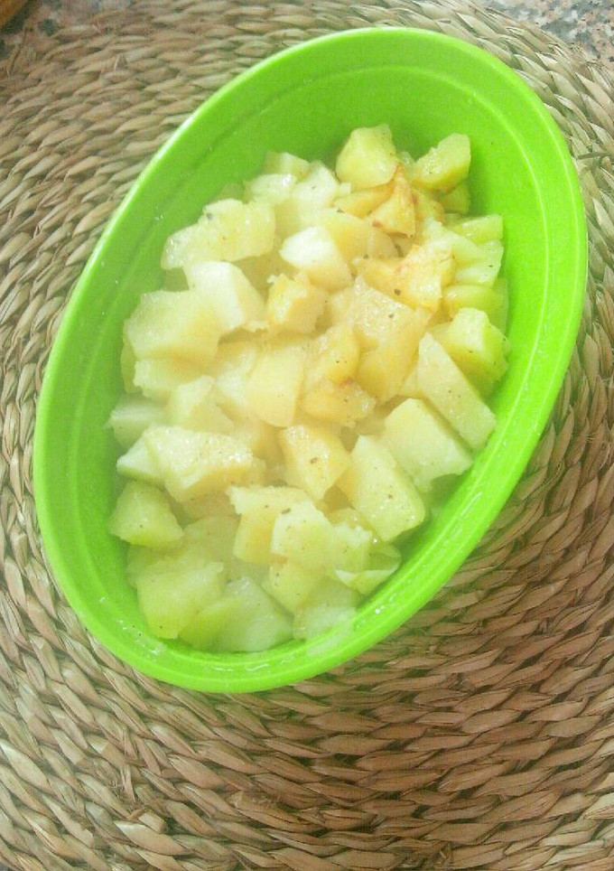Una foto de Patatas al microondas