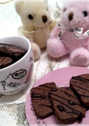 巧克力餅乾♥拌拌切切簡單完成 的食譜成品照片