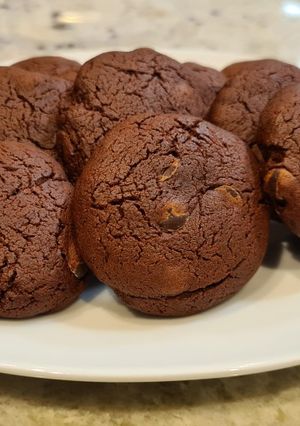 Una foto de Galletas de dulce de leche y chocolate