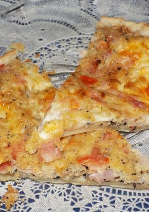 Una foto de Quinoa en tarta