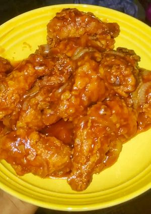 Foto resep Ayam tepung saus barbeque