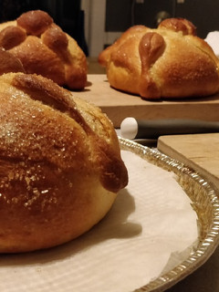 Una foto de Pan de muerto