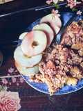 °•○Avena de manzana al horno○•°