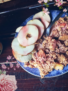 Una foto de °•○Avena de manzana al horno○•°