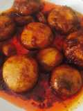 Achari mushrooms