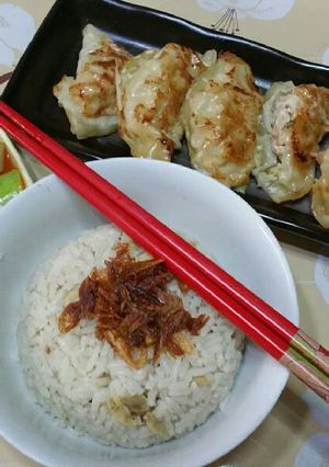 Foto resep Nasi Hainam Ayam (Rice Cooker)
