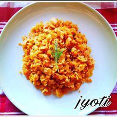 A picture of Roti Upma.
