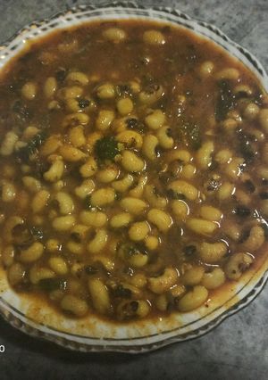 A picture of Lobia Daal.