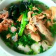 Bánh đa sườn, măng, mọc