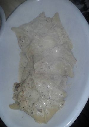 Una foto de Kesnudel...Bolsitas de ricota: Käseknödel (comida alemana)