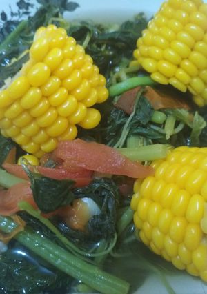 Foto resep Sayur bening bayem