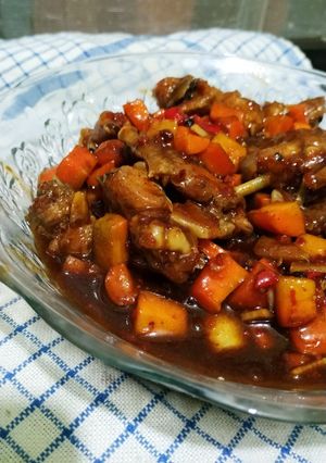 Foto resep Ayam Lada Hitam