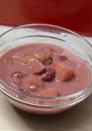 Gyümölcsleves🍎🍒 recept fotója