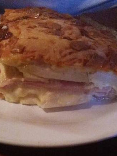 Una foto de Pastel de papas con varios quesos