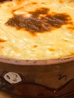 صورة لوصفة طاجن مكرونه بشاميل بالسجق 😋😋