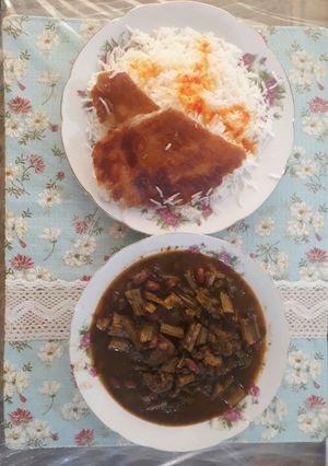 عکسی از دستور خورش کرفس