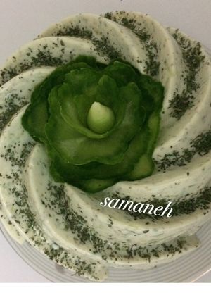عکسی از دستور ماست و خیار قالبی سمانه