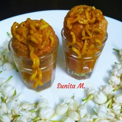 A picture of Noodles Pani Puri.