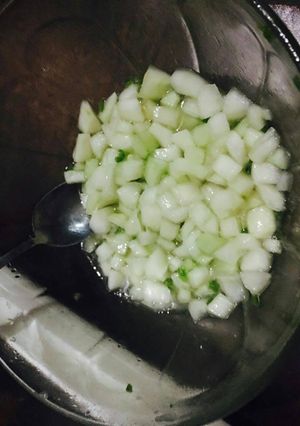 A picture of Cucumber salad.