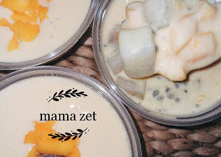 Bagaimana Menyiapkan Mango milk cheese, Enak Banget