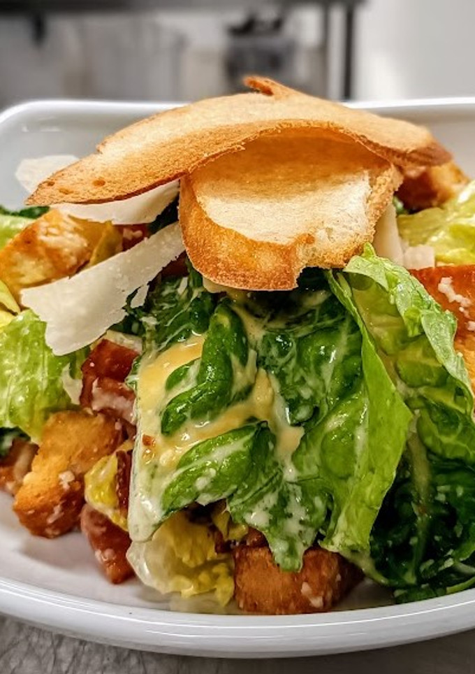 A picture of Caesar Salad.