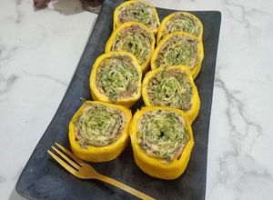 Foto resep Tamagoyaki bayam merah