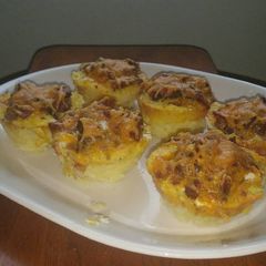 A picture of Meat Lover's Breakfast Cups.