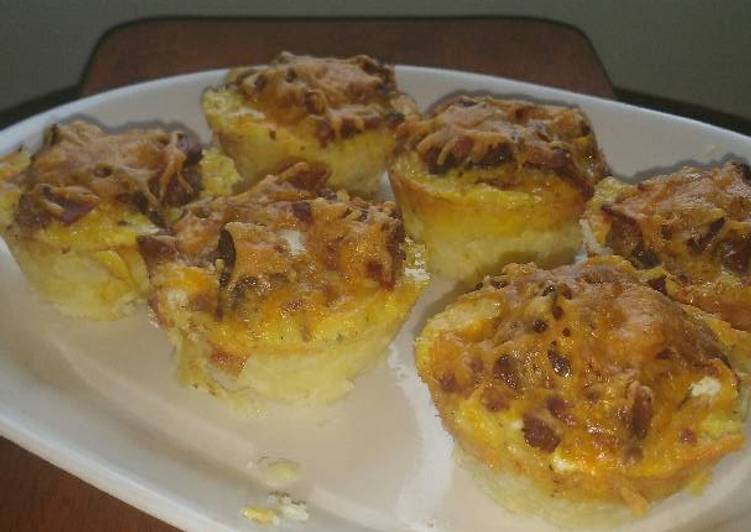 Recipe of Ultimate Meat Lover&#39;s Breakfast Cups