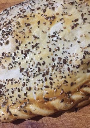 Una foto de Calzone saludable