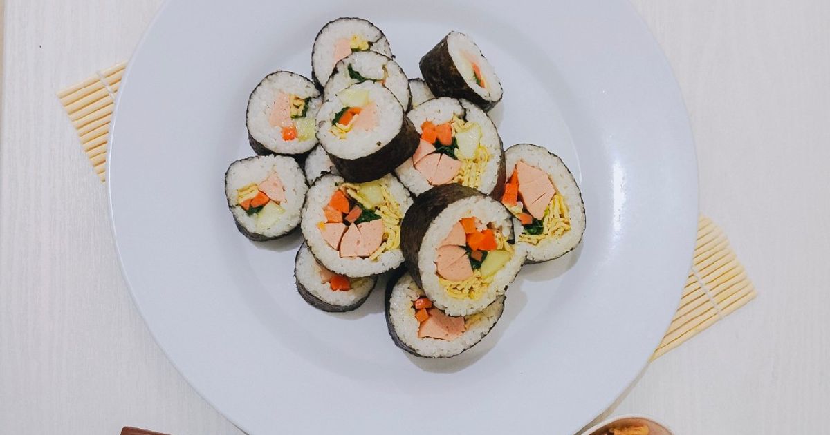 Resep nasi gulung rumput laut rumahan enak dan mudah - Cookpad