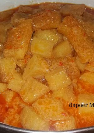 Foto resep Sambel goreng krecek kentang tahu