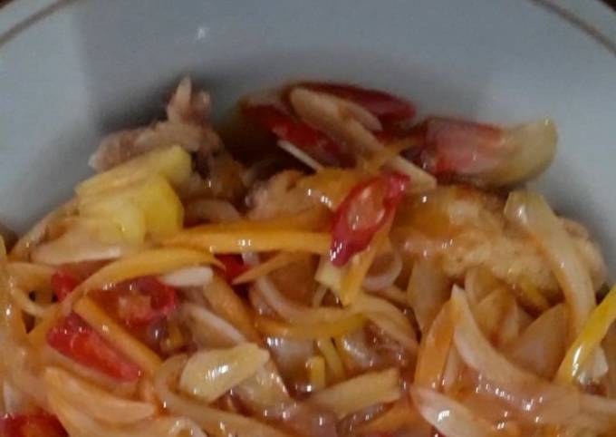 Langkah Mudah untuk Menyiapkan Ayam Tepung saus asam manis Anti Gagal