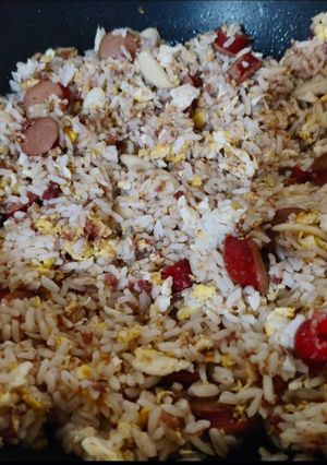 Foto resep Nasi Goreng Kornet Sosis