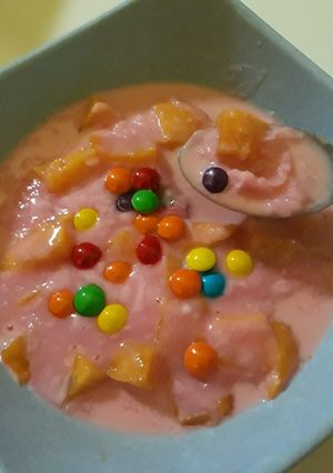 Foto resep Manggasir coco (mangga sirsak puding coco pandan)