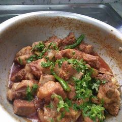 A picture of Karahi Gosht.