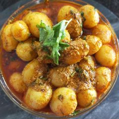 A picture of Dahi wale Aloo.