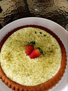 صورة لوصفة بسبوسة اللوتس
