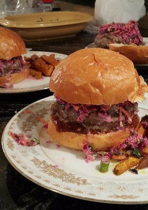 Una foto de Hamburguesas estilo Dallas