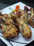 Patitas de pollo a la mostaza en Airfryer