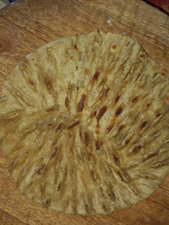 A picture of Khoba roti.