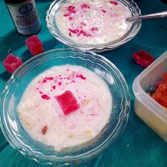 A picture of Vermicelli kheer.