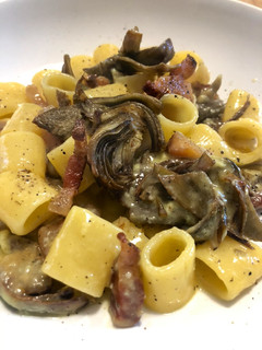Foto di Carbonara concarciofi (a modo mio)