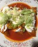 Enchiladas rojas