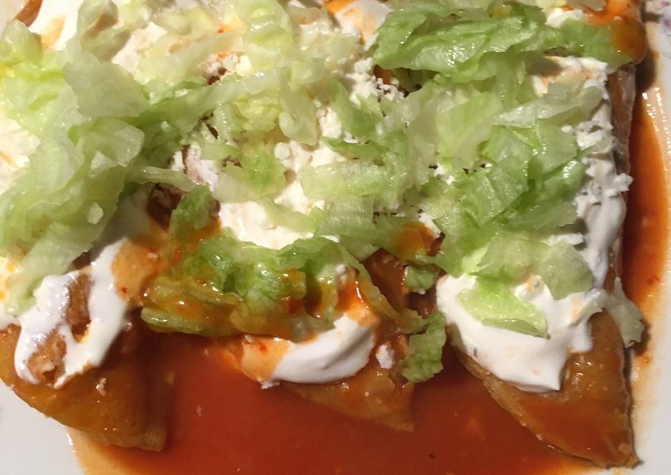 Enchiladas rojas