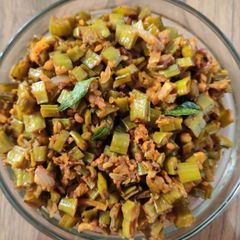 A picture of Cluster beans sabzi.
