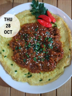 Foto resep Telur Dadar Sambal Penyet