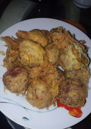 A picture of Yam balls.