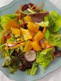 Fresh Salad with Orange Dressing